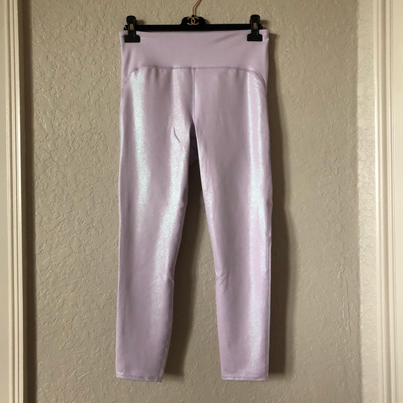 JoyLab Pants - Joy Lab Purple Glitter Mermaid Workout Pants